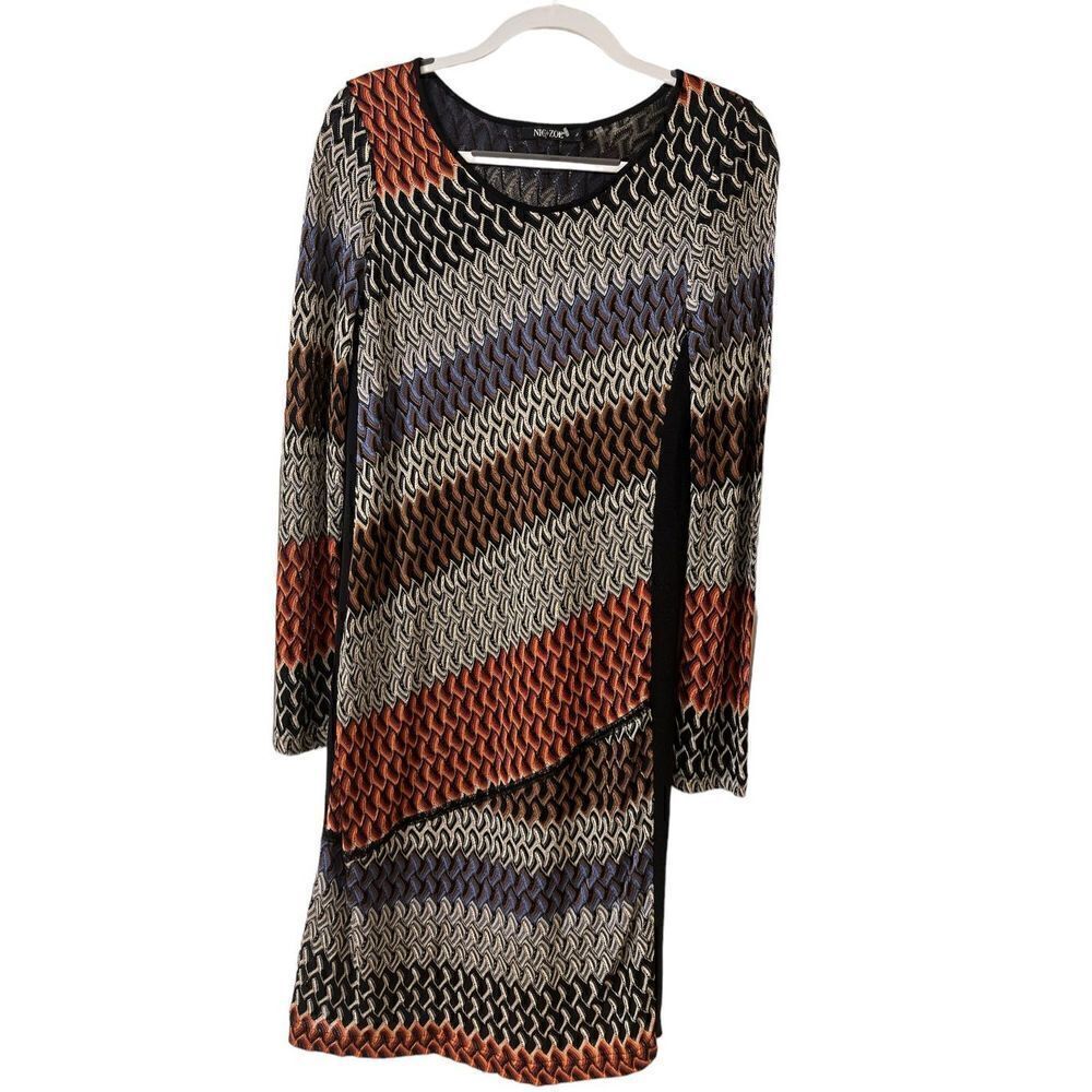 Nic & Zoe multi color dress sz large
